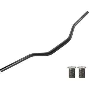 RUTU 28mm 1-1/8"Fat Handlebars Motorcycle Handlebars for Dirt Pit Bike CRF CR YZ WR KX KLX RM RMZ RMX DRZ (Black)