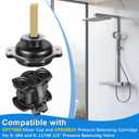 GP77886 Mixer Cap and GP800820 Pressure Balancing Unit Assembly, Compatible with Kohler K-GP77886, Shower Cartridge Replacement for K-304 and K-11748 1/2" Pressure Balancing Valve