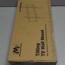 Mounting Dream TV Wall Mount for Most 37-75 Inch TVs, Universal Tilt TV Mount Fit 16", 18", 24" Stud with Loading Capacity 132lbs, Max Vesa 600 x 400mm, Low Profile Flat Wall Mount TV Bracket (Black)