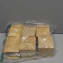 6 Pack Wood Bed Risers, 4 Inch Natural Square Dark Wood Furniture Lifters, Heavy Duty Wood Extenders for Beds, Tables, Sofas, Dressers, Bookcases, Create Storage Space