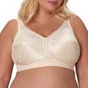 Playtex Women's Wireless Bra, Full Coverage, Smoothing, 4693, Single or 2-Pack (36C, Natural Beige)