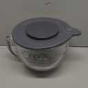 LETOMS Stand Mixers Bowl for Kitchenaid 4.5 Quart and 5 Quart, Glass Mixing Bowl with Lid and Measurement Markings