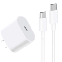 20W iPhone Fast Charger Compatible with iPhone 15/15 Plus/15 Pro/15 Pro Max/iPad, Apple Fast Charger with 5ft USB C to USB C Cable