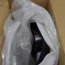 FATECIM Motorcycle 5.75 Headlight Fairing Cover 17 Tall Touring Sport Windshield with 35-49MM Fork Clamps Universal for Harley Suzuki Honda Yamaha Kawasaki Chopper Bobber Cafe Racer (Smoke)