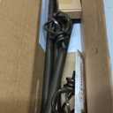 KAMANINA Bronze Curtain Rod 32 to 58 Inch(2.6-4.8ft), Adjustable Curtain Rods for Windows 28 to 48 Inch, 3/4 Inch Splicing Drapery Rods with Twisted Cage Finial