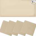 4 Pcs Flu0rescent Light Covers - Light Covers for Ceiling Lights Classroom, Magnetic Light Filters for Office, Hospitals, Home 4 x 2 Feet (Warm Yellow)