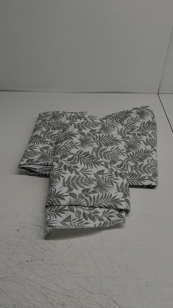 Lintex Home Collection Rectangle Ferns Vinyl Tablecloth 60"x84", Pack of 3