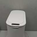 Cesun Motion Sensor Trash Can, 5 Gallon Automatic Bathroom Garbage Can with Lid, Touchless Smart Plastic Slim Wastebasket for Bathroom, Office, rv, Bedroom, Living Room, White