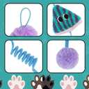 Spring Parachute Cat Toys for Indoor Cats,Interactive Door Hanging Cat Toys for Bored Indoor Adult Cats,Retractable Teaser Toy,Hanging Interactive Toys for Cat Kitten Chase Exercise (Style B-2PCS)