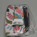 Nuovoware Water Bottle Carrier Bag,25oz/40oz/64oz Bottle Pouch Holder,Adjustable Shoulder Hand Strap 2 Pocket Sling Neoprene Sleeve Sports Accessories for Hiking Travelling Camping (Floral Pink)