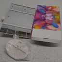 HUONUL Makeup Mirror Vanity with Lights, 2X 3X 10X Magnification, Touch Control, Trifold Mirror, Dual Power Supply, Women Gift(White)