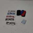 NORPERWIS Reading Glasses 5 Pairs Quality Readers Spring Hinge Glasses for Reading for Men and Women (5 Pack Mix Color -4, 2.50)