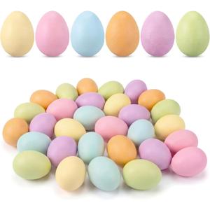 Sotiff 36 Pieces Pastel Easter Eggs Foam Easter Eggs Decorations for Basket Vase Fillers Table Setting DIY Wreath Garland Spring Party Favors Home Centerpiece Decor