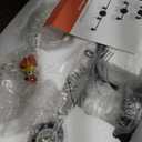 VONLUCE Bathroom Light Fixtures, 2-Light Bathroom Vanity Light with Globe Glass Shades E26 Sockets, Vanity Lights for Bedroom Hallway Living Room, Black Finish