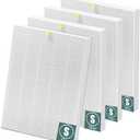 4-Pack Replacement Filter S for Winix C545 Air Purifier, High-Efficiency 3-in-1 System with Activated Carbon, Captures 99.97% Pollutants, Replaces Part 1712-0096-00 and 2522-0058-00
