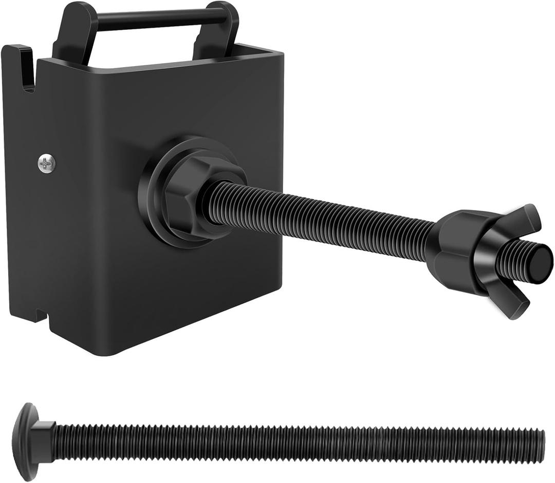 E Track Spare Tire Holder Mount for Enclosed Trailers, Spare Tire Carrier Bracket for Trucks, Garages, Warehouse and Semis, Upgraded E-Track Fittings Spare Wheel Carrier