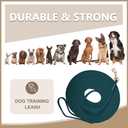 Long Leash Waterproof Dog Training Leash, Outdoor Longline Dog Leash for Training, Yard, Play, Beach, Camping