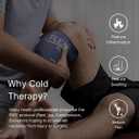 2 FlexiKold Gel Ice Packs - Ice Packs for Injuries Reusable, Back Pain Relief, Knee Ice Pack Wrap, After Surgery, Ice Pack for Knee - 6303-COLD-2PK by NatraCure - Medium 2PK