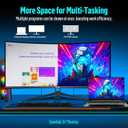 Gawfolk 34" Ultrawide Curved Gaming Monitor, UWQHD 3440x1440 165Hz 1500R
PIP/PBP 1ms(MPRT) 128% sRGB HDMI & DP Tilt Adjustable 21:9 PC Screen