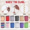 MOTYAWN 500 Yards Curling Ribbon - Perfect for Gift Wrapping, Balloon Decorations, and Crafting | 3/16" Thin Ribbon for Birthdays, Baby Showers, Christmas Celebrations