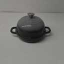 STONEBAY Enameled Cast Iron Bread Oven  9.5-Inch Dutch Oven for Sourdough Bread Baking & Artisan Loaves, Versatile for Roasting & Braising (Slate Blue)