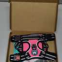 PoyPet No Pull Dog Harness, No Choke Front Lead Dog Reflective Harness, Adjustable Soft Padded Pet Vest with Easy Control Handle for Small to Large Dogs(Pink, Medium)