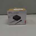 Lenovo USB-C 65W Wall Charger - PD 3.0 - Power Adapter for Laptop, Tablet, Notebook, USB-C Compatible Devices - Slim, Light and Portable with 6.5 Foot Cable - Black