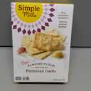 Simple Mills Parmesan Garlic Almond Flour Crackers, 4.25 OZ (EXP 09/16/26)