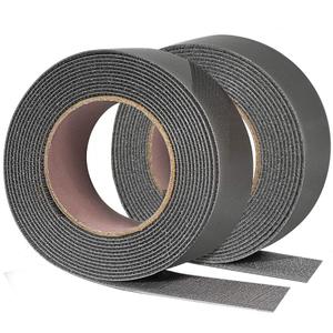 TORRAMI Self Adhesive Hook Loop Tape Roll 2 Inch Wide X 5 Yard Length Gray,Double Sided Sticky Heavy Duty Fastener Strips (Grey)
