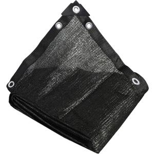40% 20 ft X 30 ft Black Shade Cloth, Plant Cover Sun Block Screen Taped Edge with Grommets - for Outdoor Patio Tomatoes Barn Kennel Greenhouse
