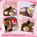 10PCS Punch Needle Coaster Kit, for Beginners, Children and Adultspunch Needle Embroidery Kit, Includes Pattern, Tools, Yarn, Hoop, Instructions