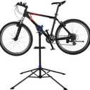 Pro Stand Plus Bike Rack - Heavy-Duty Telescoping Bicycle Stand with Tool Tray, Rotating Clamps, and Adjustable Handlebar Rod by RAD Cycle (Black)