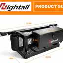 hightall Universal Tractor Tool Box,Tractor Basket Toolbox,24"x10"x10" Tool Holder,Compatible with John Deere/Kubota Tractors/Zero Turn Mower