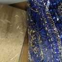 Canlierr 7 Pcs Women Feather Belly Dance Costume Outfit Set Bra Belt Feather Shawl Cape Headdress Wrists Sparkly Fishnets Stockings Shiny Confetti for Cosplay Showgirl Halloween Samba Carnival Party Medium