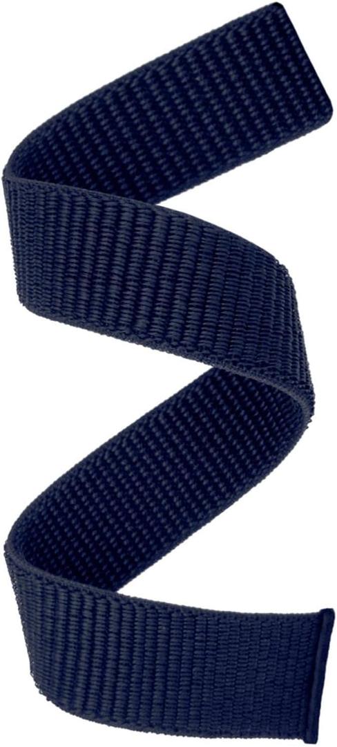 Abanen Hook and Loop Quick Dry Watch Band for Fenix 8 / epix Pro/Fenix 7/6/5 (47mm), 22mm Woven Nylon Ultralight Sport Wristband Strap for Garmin Instinct 2, Instinct 3 45mm (Dark Blue)