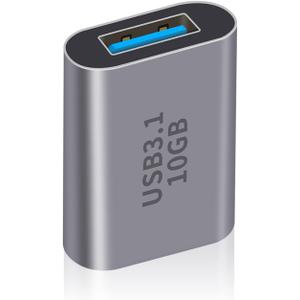 Duttek USB C Female to USB Female Adapter 3.1 Gen2, 10Gbps Bi-Directional Type C to Type A Adapter OTG Adapter Support Data Sync and Charging for Laptop, PC, iPhone, MacBook Pro, Laptop