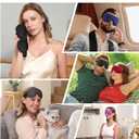 LKY DIGITAL Sleep Mask for Side Sleeper 3 Pack, Blackout 3D Eye Mask for Sleeping, Night Blindfold for Men Women (Gray & Blue & Black)