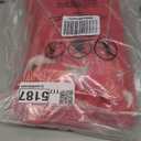 Malier Dog Winter Coat, Windproof Dog Cold Weather Coats with Real Pocket, Winter Extra Warm Pet Coat Fleece Jacket Reflective Clothes for Dogs and Puppy (Red, XX-Large)