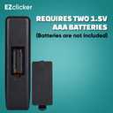 2 x Hisense Replacement TV Remote Compatible with Hisense TV's ONLY (Black) Big Button TV Remote Control, Simplified and Easy to Use (2xAAA Batteries not Included)