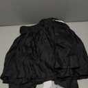 RIMELA Black Bed Skirt Queen Size 15 Inch Drop, Elastic Bed Skirting for Bed Base and Frame, Bedding Dust Ruffle Easy to Install, Lightweight Wrap Around Adjustable Bedskirt