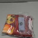 Autumn Pumpkin Tablecloth Round Maple Leaf Table Cloth Washable Thanksgiving Table Cover Decorative for Home Kitchen Party Picnic