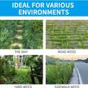 GreenYellow 8" Steel Wire Brush Cutter Head  Universal 6-Blade Weed Trimmer Blade for String Trimmers & Lawn Mowers  Replacement Blade Attachment Rust, Grass & Moss Removal (1inch-General)