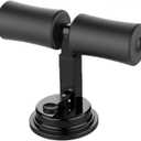 BWell  Suction Sit Up Floor Bar with Strong Suction Cup for Men and Women Portable 3 Level Adjustable Gym Equipment for Home and Gym Workout