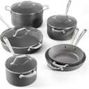 All-Clad HA1 Ceramic Nonstick, 10-Piece Pots & Pans Set, Induction Ready