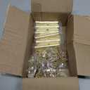 Door Hinges Satin Brass - 12 Pack Gold Door Hinges 3.5 Inch Rounded Interior Door Hinge with 5/8" Radius - 3 1/2 Inches Flat Iron Brass Hinges for Residential Standard Doors