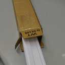 DEZ FURNISHINGS Cordless 1" Light Filtering Pleated Shade, Fabric, 34" W x 48" H, White