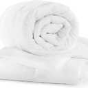 Peacock Alley Down Alternative Duvet – 100% Hypoallergenic Fluffy Duvet Insert, Features of Down – Plush Lightweight All Seasons Comfort, 400 Thread Count Cotton Sateen Sheeting - King/Cali King