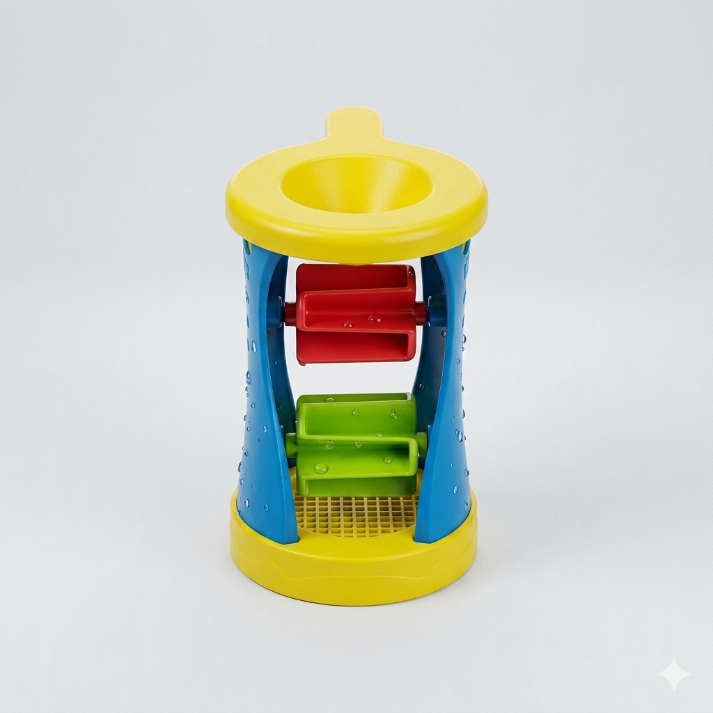 Waterwheel With Beach Toys
