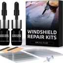 2 Bottles Windshield Repair Kit, Crack Repair Liquid for Chips and Star-Shaped Crack
