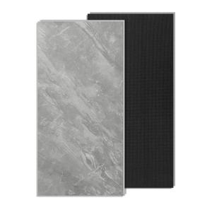 Art3d Marble Textured Click-Lock Vinyl Floor Tiles 12-Pack, 24 x 12 Inch Floor Planks Waterproof Flooring for Living Room, Kitchen, Basement, Ideal for New Home Buyers & Future Movers, Gray Marble